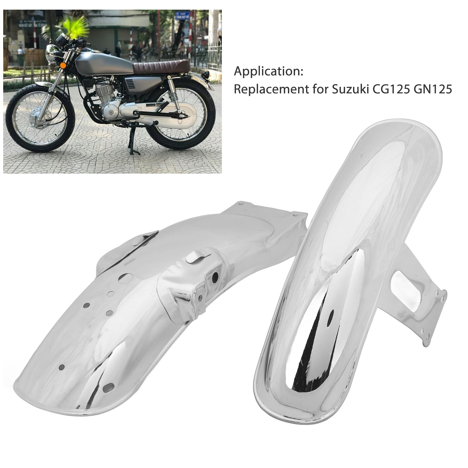 Amazon | フロントフェンダー オートバイ バイク用フェンダー 1組 耐
